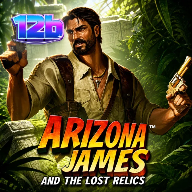 Giao diện lưới 6 cuộn của trò chơi Arizona James and the Lost Relics